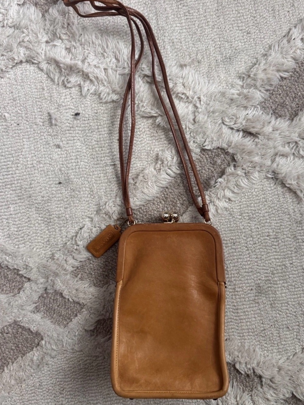 Coach Coach Vintage 1960’s Bonnie Cashin Double Entry Kisslock Bag Swinger RARE